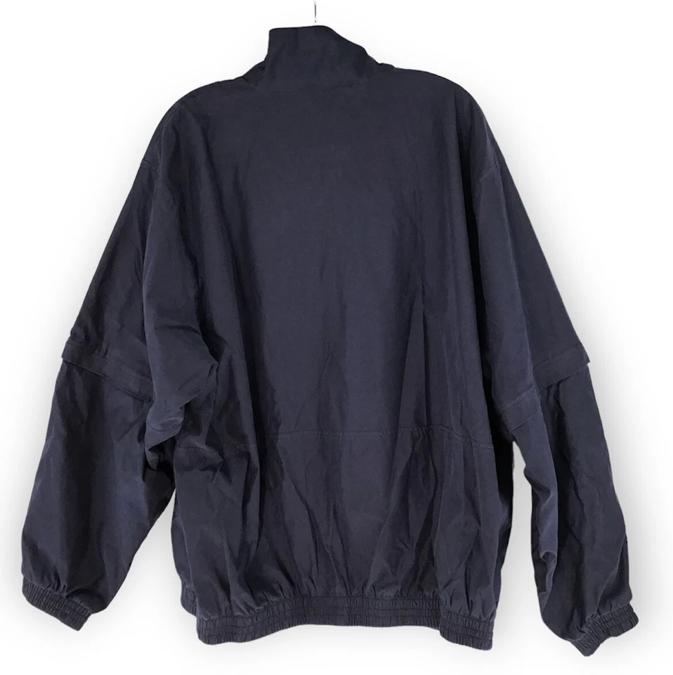 PGA巡回赛高尔夫夹克XL男式海军套衫四分之一拉链衬里风衣 — 第 2/4 张图片