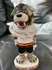 Chicago Wolves 'Skates' Mascot Bobble Head NIB