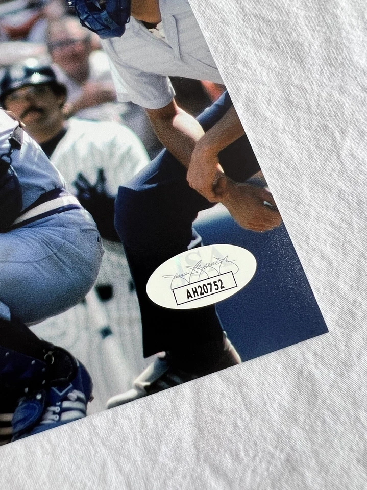 Lou Piniella Yankees Signed Autographed 8x10 Photo JSA COA 3x World Series Champ - Image 2 of 4