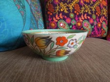 Charlotte Rhead Bursley Ware Floral Art Deco Bowl