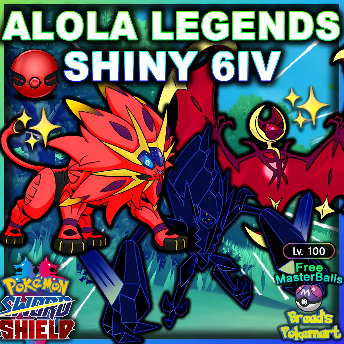 Ultra Shiny 6IV SOLGALEO Event / Pokemon Sword and Shield / 