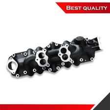 Black Dual Plane Carb Aluminum Intake Manifold Suits Ford Flathead 1949-53 V8