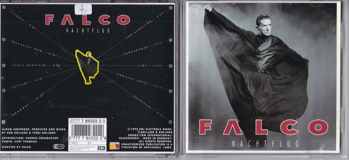 Falco ‎-Nachtflug- CD Electrola | eBay