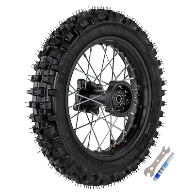 80/100-12'' Rear Wheel Tire 15mm For 125 140cc Dirt Bike Apollo SSR SDG CRF70 XR