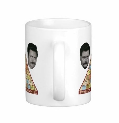 Taza de café Ron Swanson Pirámide de la Grandeza taza de té - Imagen 4 de 4