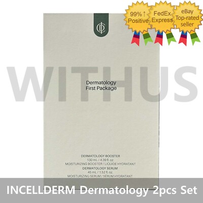 INCELLDERM Dermatology First Package 130ml Booster + 45ml Serum 2pcs Set_
