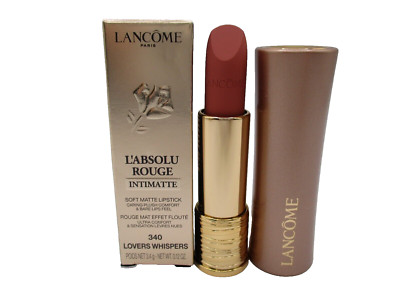 Lancome L Absolu Rouge Intimatte Soft Matte Lipstick ~ 340 Lovers Whispers ~