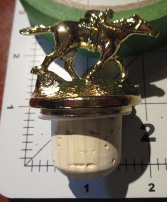 BLANTONS GOLD Bourbon FIRST N STOPPER whiskey bottle buffalo trace empty a