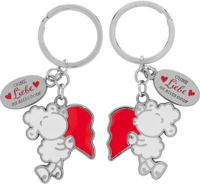 Sheepworld Liebesanhänger Herz Schlüsselanhänger Partner Geschenk Valentinstag 