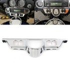 Chrome Fairing Switch Panel Dash Accent Cover for Harley Electra Street Glide