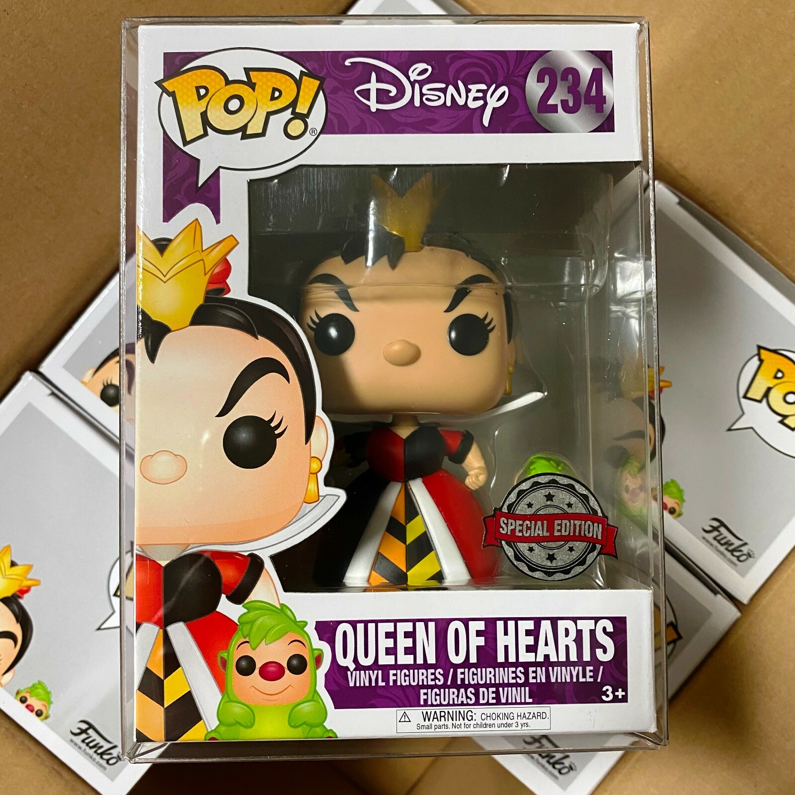 Funko Pop Disney : Special Edition : Queen Of Hearts #234 W/Protector &Quot;Mint Box&Quot;