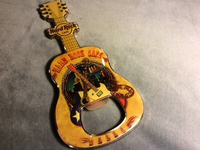 Hard Rock Cafe Bottle Opener Magnet Dallas Nr1