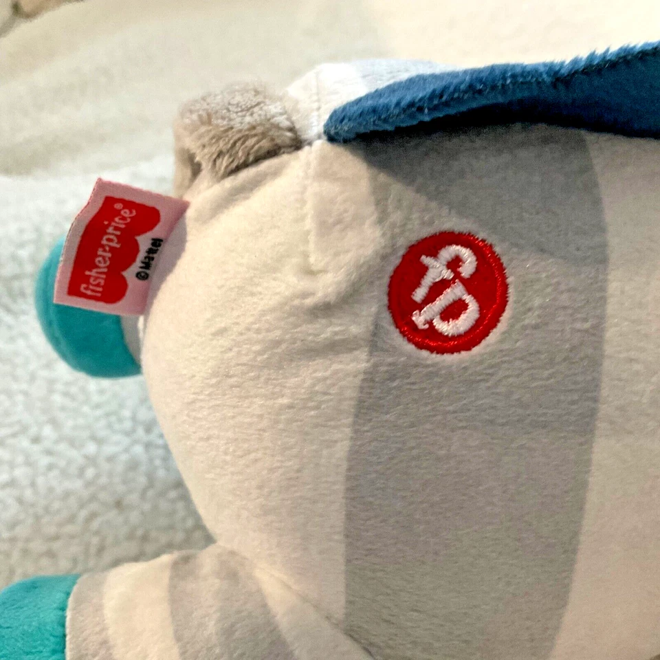 Fisher-Price Sleeping Time Plush Toy Soft Animal Zebra Childs Toy 30cm long - image 2 of 2