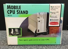 Rubbermaid  Adjustable Mobile CPU Stand - Steel Construction 9   11  9  New