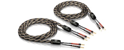 ViaBlue SC-2 Silver-Series Single-Wire Lautsprecherkabel 2 x 1,5m Crimp