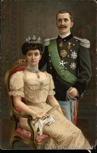 Royalty King Victor Emmanuel III Anf Queen Margherita Of Italy E Royalty King Victor Emmanuel III Anf Queen Margherita Of Italy E