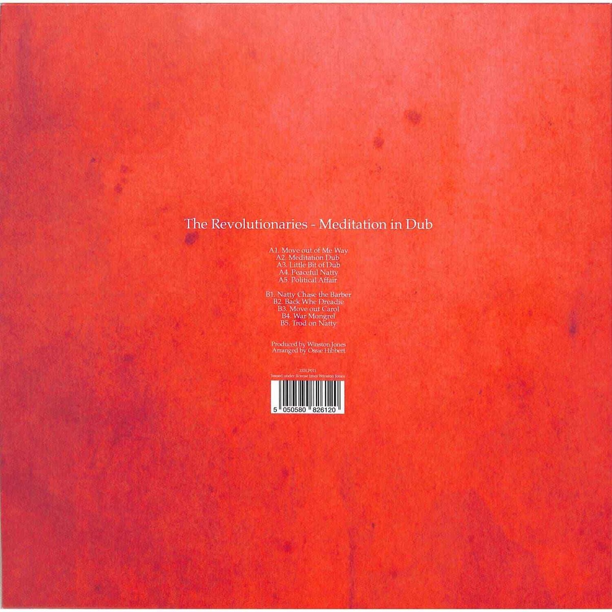 英LP Revolutionaries Meditation In Dub 333LP011 333 UK /00200 Meditation in Dub | The Revolutionaries | Death Is Not The End