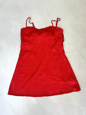 Urban Outfitters Light Before Dark Bella Bow Tie-Back Mini Dress. Red. XL