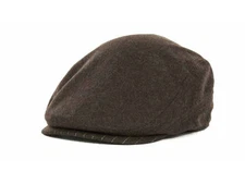 Private Label Wool Traditional Driver with Contrast Stitch Ivy Hat Cap L/XL