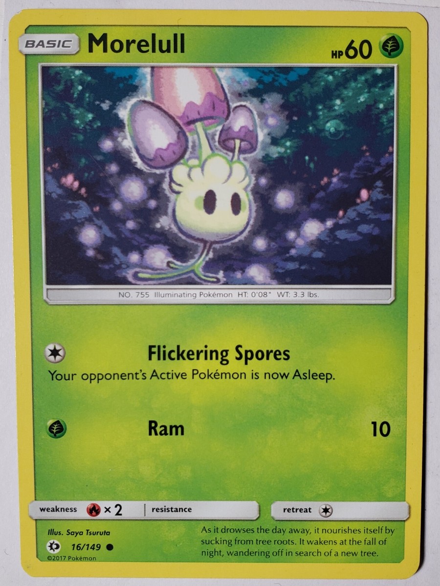 Morelull 16/149 VLP - Saya Tsuruta Art - Sun Moon Pokemon