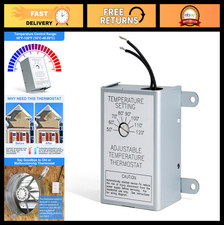 Adjustable Attic Fan Thermostat Control for Power Ventilators  Exhaust Fans, 12