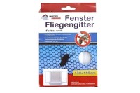Fenster Fliegengitter Schwarz Ink. Klettband 130 X 150 Cm