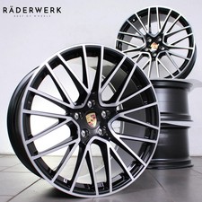 4x NEU 22 Zoll original Porsche Cayenne Coupé E3 9Y3601025AM Alufelgen Felgen