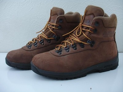 Men's 8.5 M ASOLO AFX 530 Brown Nubuck Leather Hiking Mountaineering Boots Trail