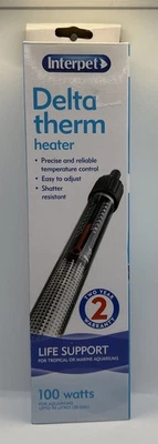Interpet Delta Therm Heater 100w /90 Litres Fish Tank Aquarium New - Image 1 of 4