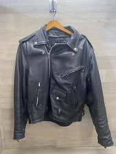 Open Road For Wilson’s Leather Biker Jacket SZ LG 