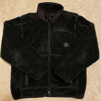 The North Face Extreme Pile Fleece Full Zip Jacket Black, Size M