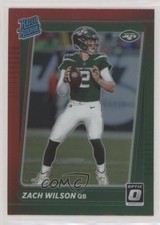 2021 Panini Donruss Rated Rookie Optic Holo Red Green Preview Zach Wilson 0u7