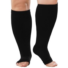 Bas de Contention Grande Taille Chaussettes de Contention Femme Hommes Grande...