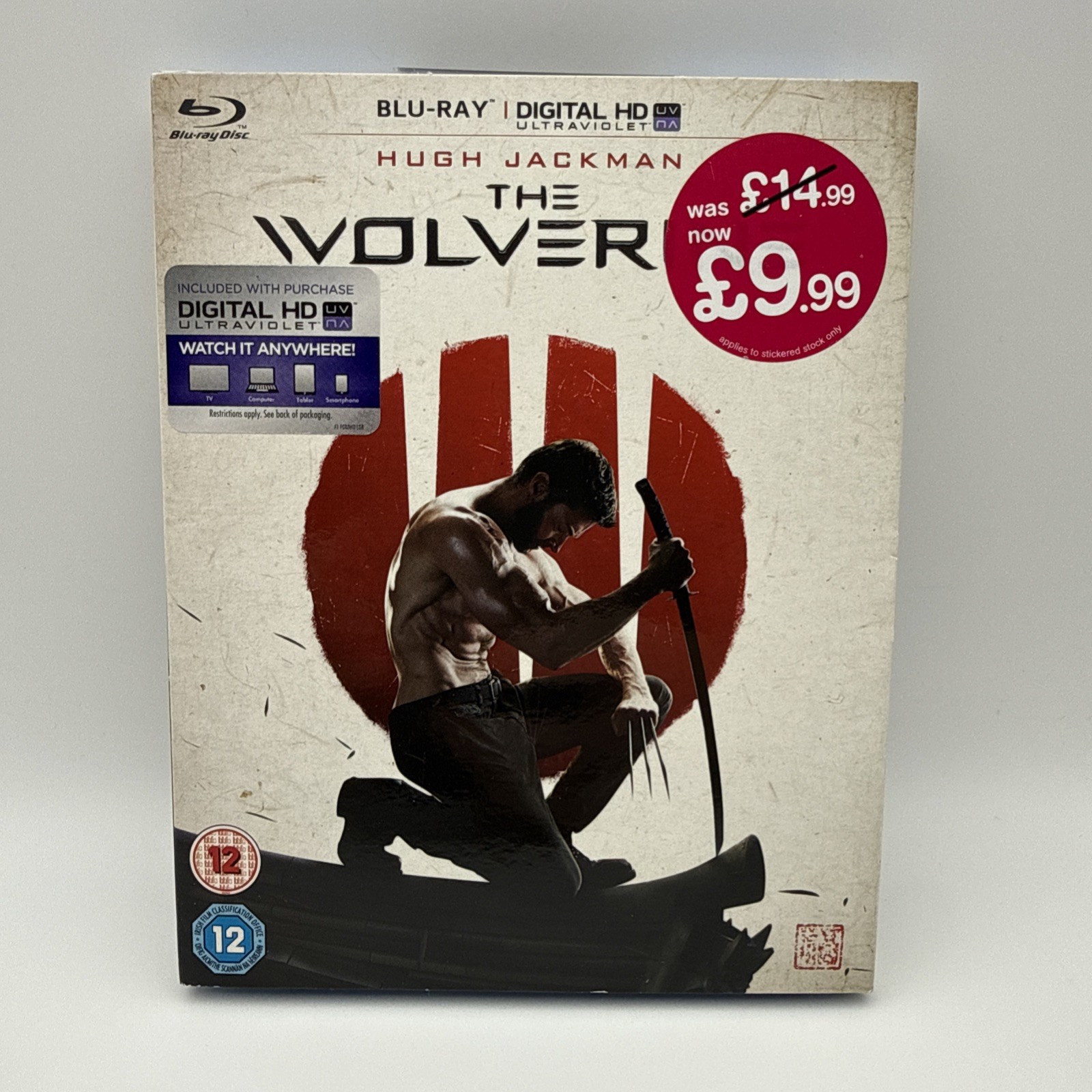 The Wolverine Blu-ray Hugh Jackman (2013) New Sealed with Slip Cover