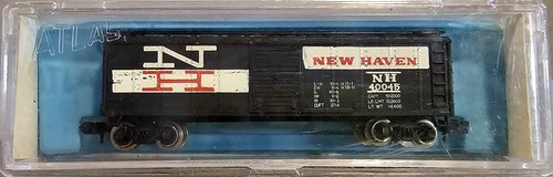 Coche de caja de acero Atlas escala N New Haven 2385 NH 40045 | Condition: Used