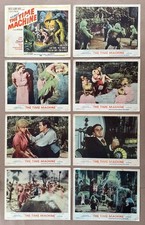 TIME MACHINE George Pal ROD TAYLOR 1960 ORIGINAL 11x14 LOBBY CARD SET of 8