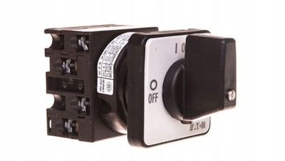 Eaton Moeller T0-2-8900/E Cam Switch 20A 3P 0-1 On-Off Panel Mount 3-Pole