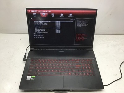 MSI MS-17F4 Intel Core i5-10300H 8GB 512GB SSD Windows 11 Nvidia GeForce GTX1650