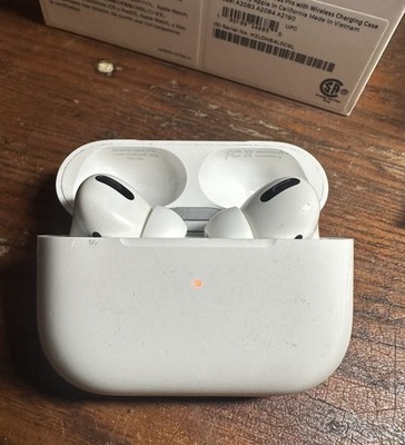 Apple AirPods Pro 1st Generation with Box and Extra Ear Caps  - White