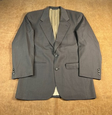 Christian Dior Monsieur Two Pocket Sport Coat Blazer Grey Jacket Large