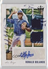 2020 Diamond Kings DK Material Signatures Gold /99 Ronald Bolanos Auto r0j