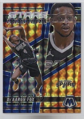 2024-25 Panini Mosaic Stare Masters Blue Prizm 94/199 De'Aaron Fox #11 1k98