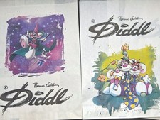 RARITÄT 10 Stück Diddl Papiertüten 20x15 von 1998  Unbenutzt 2verschieden Sorten