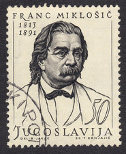 1963 Yugoslavia SC# 721 - Famous Yugoslavians - Franc Mikloslc - Used