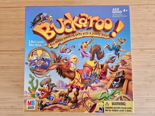 Vintage Buckaroo Game by Milton Bradley 2004 100% Complete Working GUC