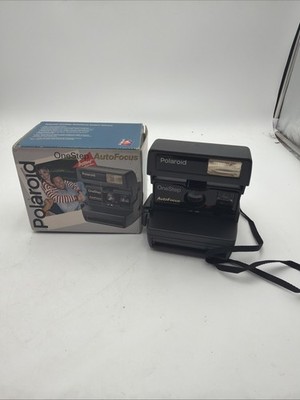 TESTED Vintage Polaroid One Step AF Auto Focus 600 Instant Camera  - No Film