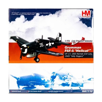 Hobby Mast Air Power Se  Grumman F6F-5 ''Hellcat'' (VF-17, USS Hornet (CV VG+/NM
