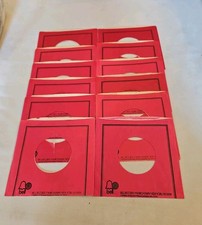 45 RPM 7" RECORD SLEEVES CO. SLEEVE 12 PACK SEE PHOTO Bell Records SLV386