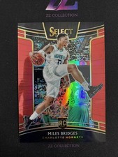 2018-19 Panini Select RC Miles Bridges 192/199 Concourse - Red Prizms -LYQ