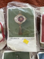 Herrschners Saturn owalny ornament zestaw koralików i cekinów